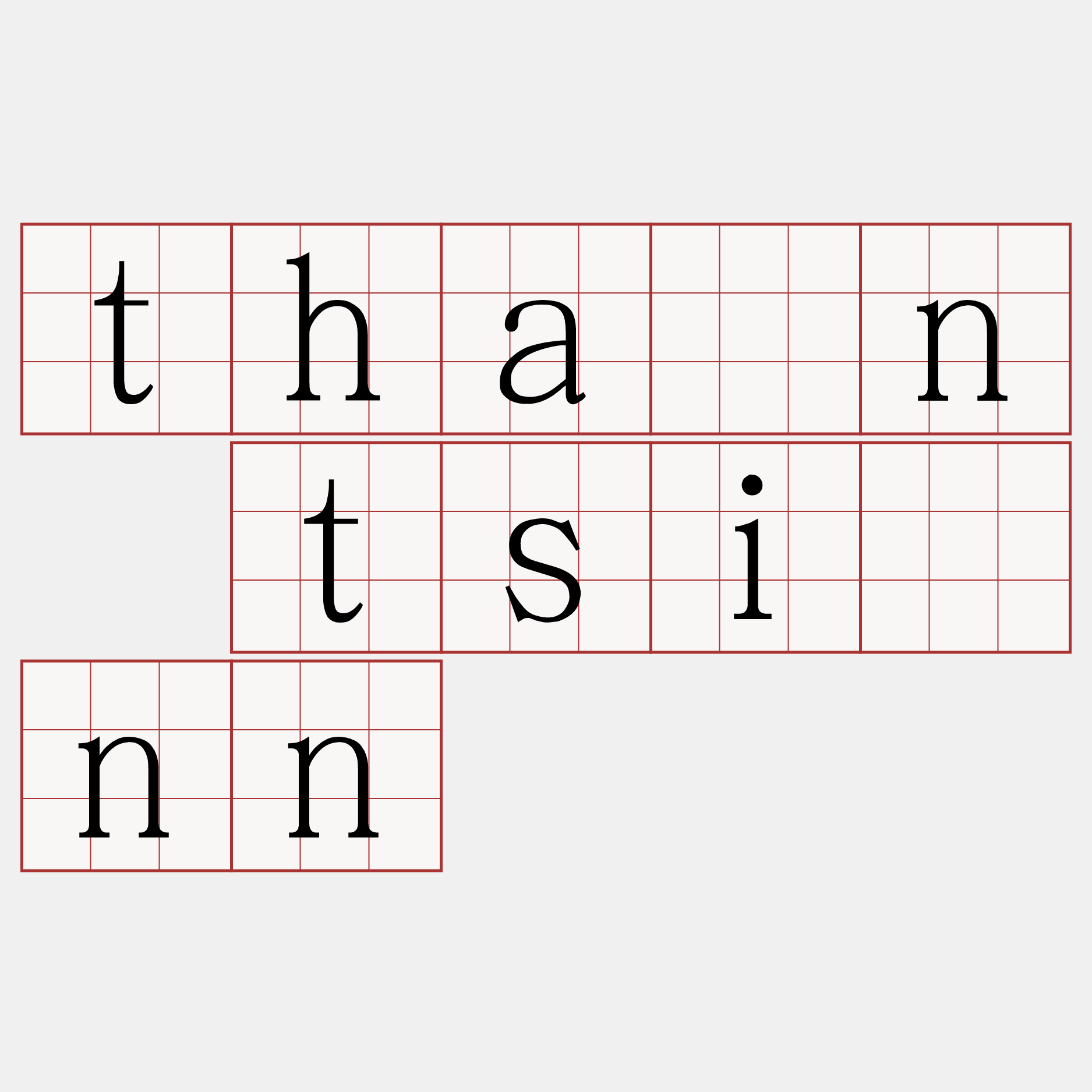 thàn tsînn